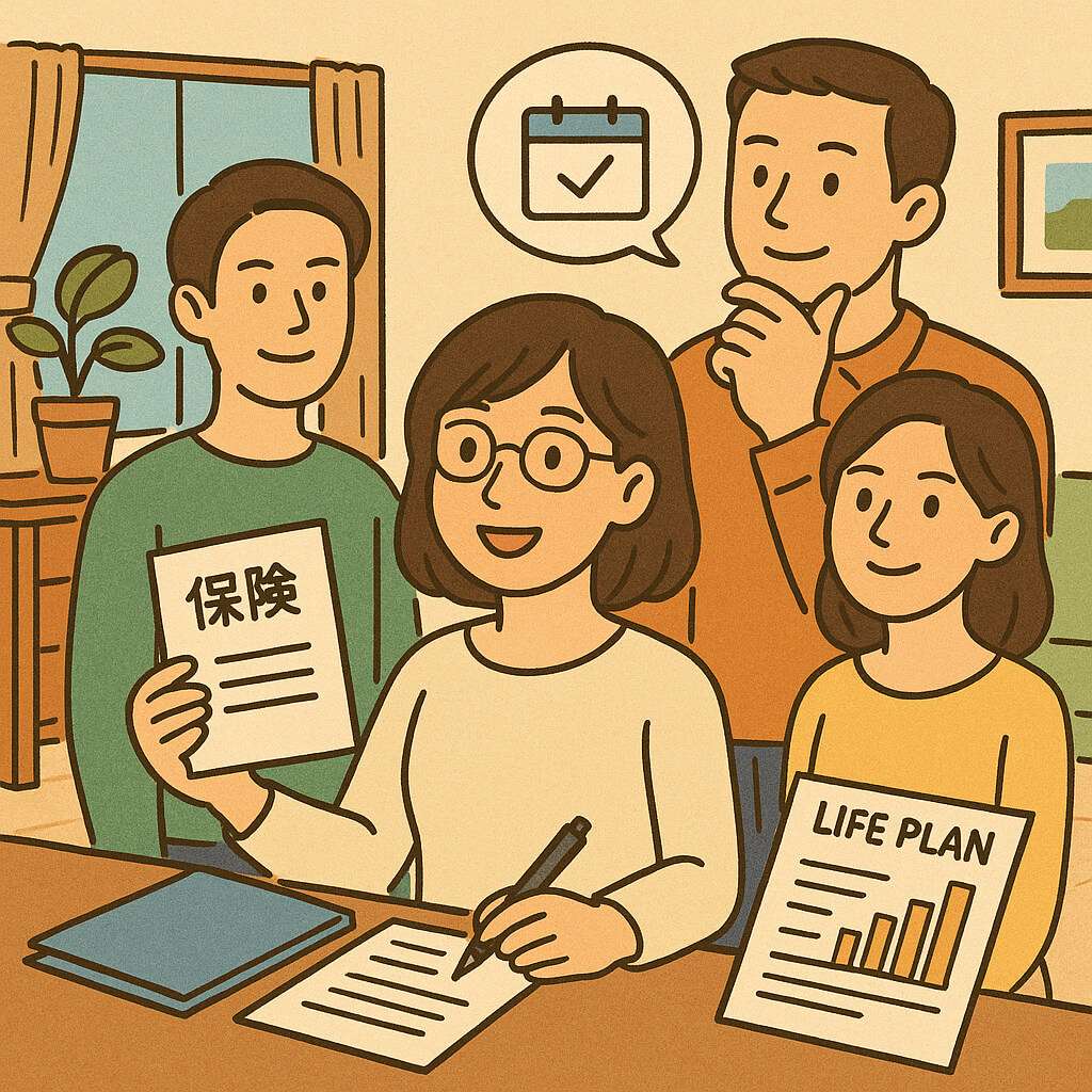 保険の更新で感じた「時間の流れ」と家族のかたちの変化